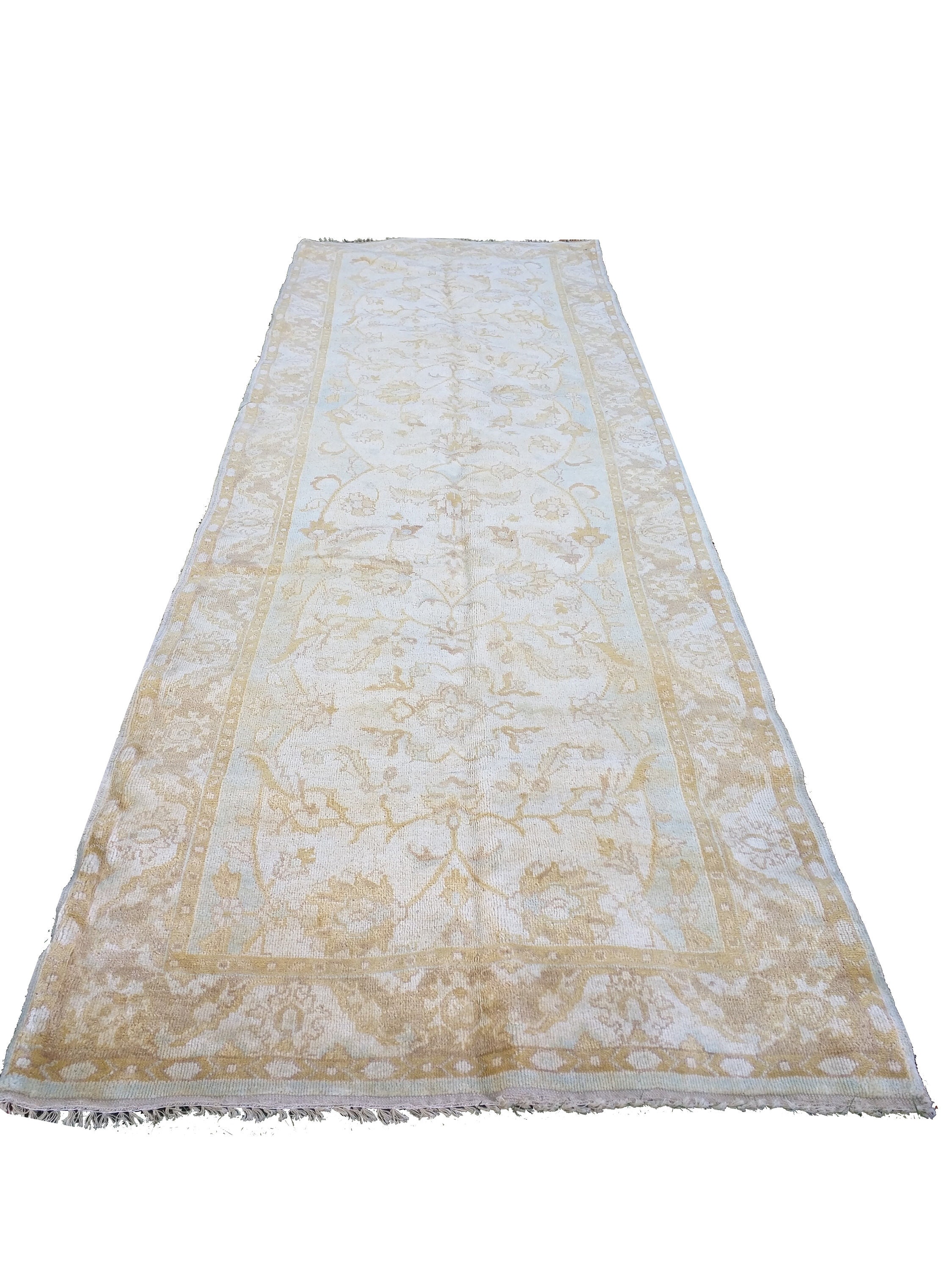 Us Er 5x15 Turkish Oushak 100 Wool Rug Runner Muted Faded 15ft Us Er 5x15 Turkish Oushak 100 Wool Rug Runner Muted Faded 15ft Gallery Size Ooak Handmade