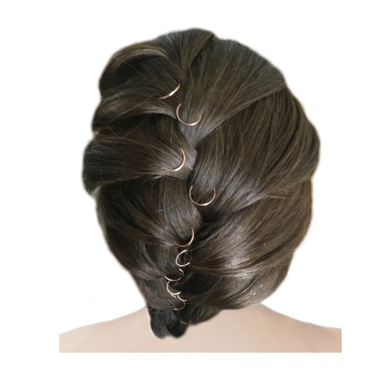 Hair Rings Gold Hair Braid Rings Braid Jewellery Hair Etsy