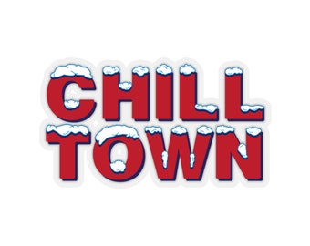 Chill Town Kiss-Cut Stickers