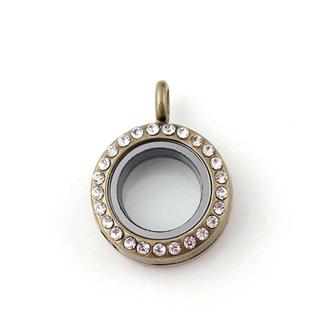 20mm Round Floating Glass Locket floating Locket Pendant With Etsy