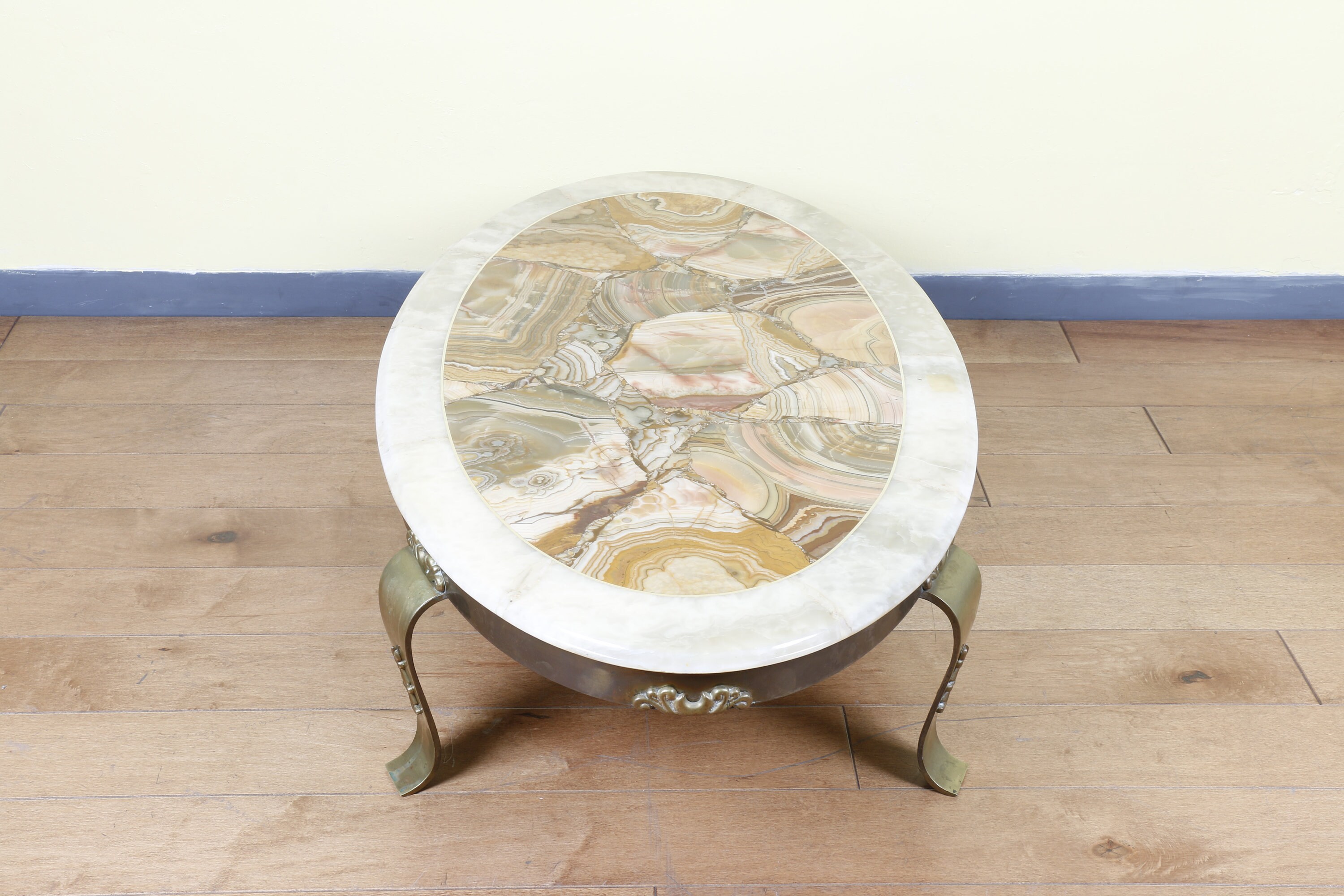 Muller's Onix コーヒーテーブル　HECHO EN MEXICO Muller Onyx Top Arturo Pani Coffee Table - Etsy