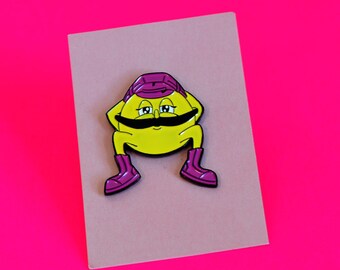 Mr. Pacman (Leather Daddy Pacman) Pin.