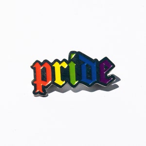 Pride Enamel Gothic Pin image 1