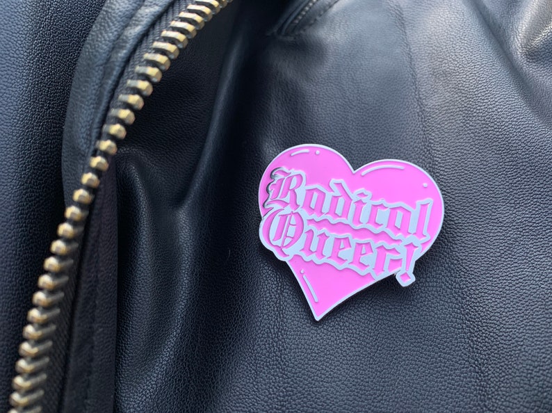 Radical Queer Heart Pin image 2