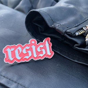 RESIST Enamel Pin image 4