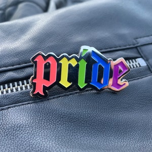 Pride Enamel Gothic Pin image 3