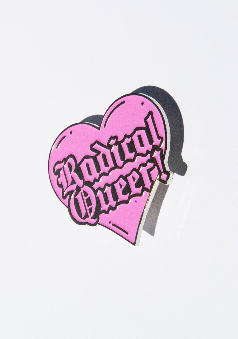 Radical Queer Heart Pin image 1