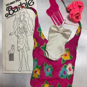 Barbie Island Fun Outfit - 1987 Barbie #4061