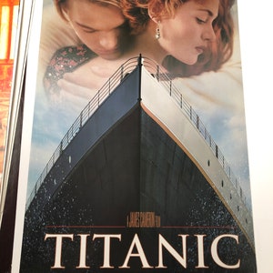 1998 Titanic No 1683 Poster featuring Leonardo DiCaprio - 35 x 23 in
