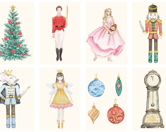 The Nutcracker, Nutcracker Memory Match, Nutcracker Game, Christmas Card Game, Christmas Printables