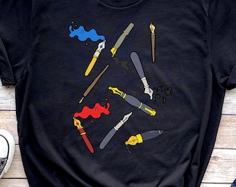 Funny Writer Gift, Writer Shirt, Funny Author Gift, Novelist Shirt, Gift For Author, Author Shirt, Novel Writing, Fountain Pens