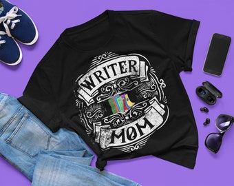 Camisa de mamá escritora, Escritura divertida, Camiseta de escritor, Madres autoras, Mamá escritora, Día de las madres autoras, Camiseta de mamá autora, Regalo para escritora