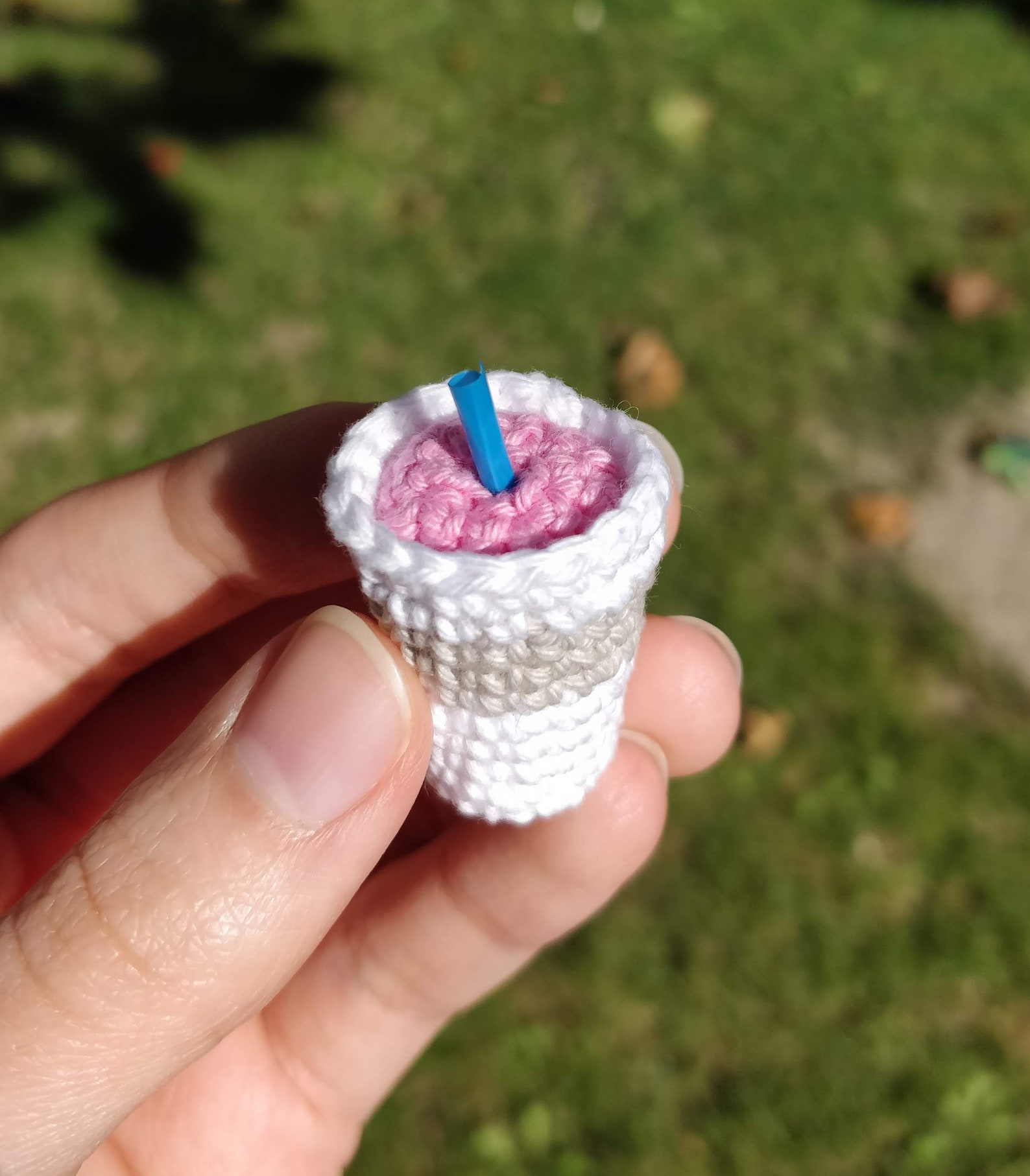 Coffee Mug Crochet Food Keychain Cute Crochet Food Drink Etsy