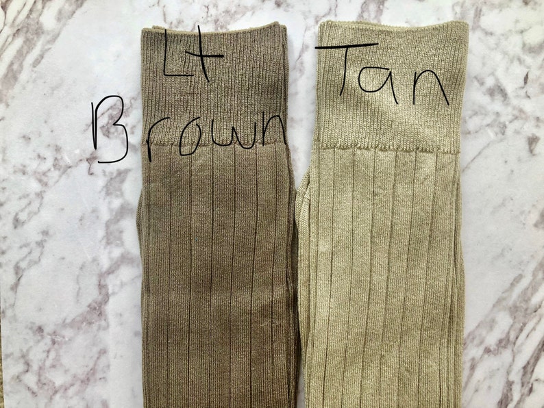 BLACK, BROWN, TAN Father of the Bride Socks, Gift, Special Socks Special Walk, Wedding Date. ,Monogrammed, Forever your little girl. F23LB9 image 3