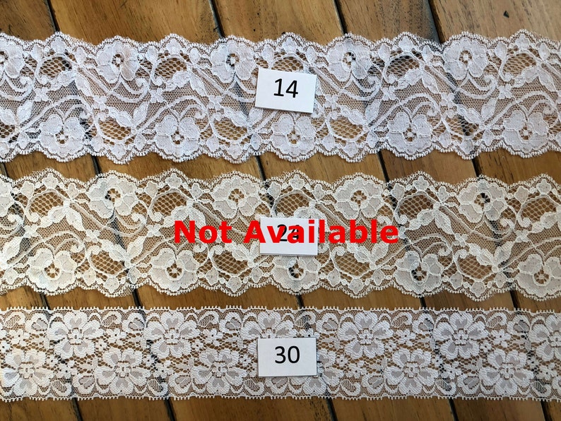 You're Next Wedding Throw Garters, Embroidered Bridal Lace Garters, Bride Bachelorette Gift, Custom Made to Fit Petite to Plus Sizes Bild 4