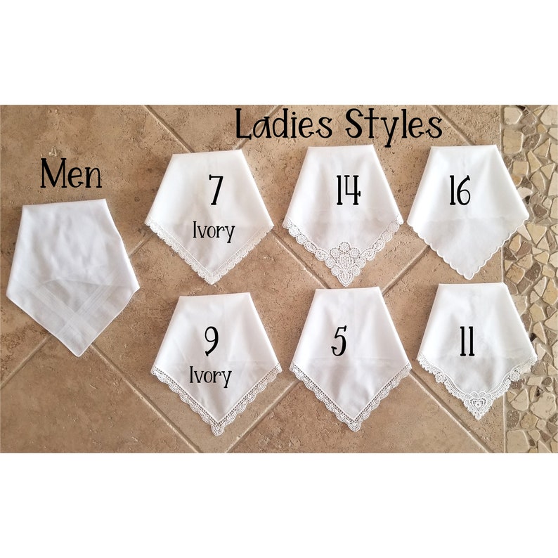 Wedding Handkerchief Mom, To dry your happy tears today. Best Mom Gift, Embroidered Wedding hanky, LS4F21. image 3