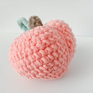 The Peach Paradise Crochet Pattern, Pillow, rattle, baby toy