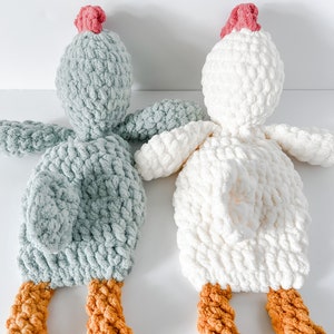 Hazel Hen Crochet Pattern, Crochet chicken , Rooster, snuggle toy, Snuggler, Lovey, farm animal, spring, pet image 2