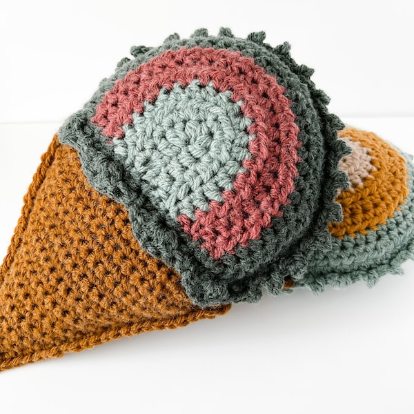 The Indie Ice Cream Crochet Pillow Pattern