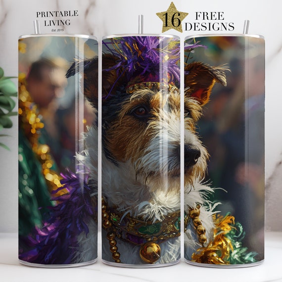 Wire Fox Terrier Tumbler Wire Fox Terrier Tumbler