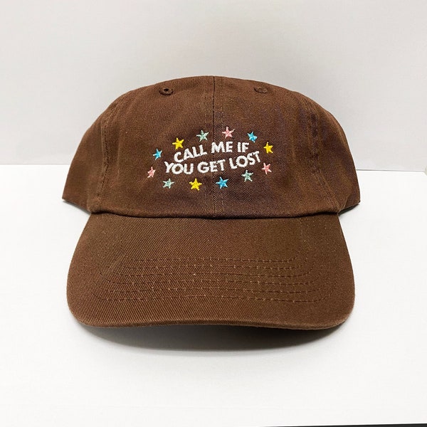 Call Me If You Get Lost Hat Dad Hat Tyler the Creator Embroidered Baseball Cap Adjustable