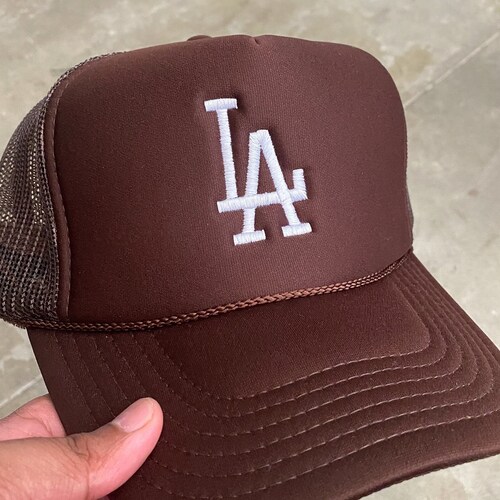LA Trucker Hat Los Angeles Baseball Hat Cap OG Etsy