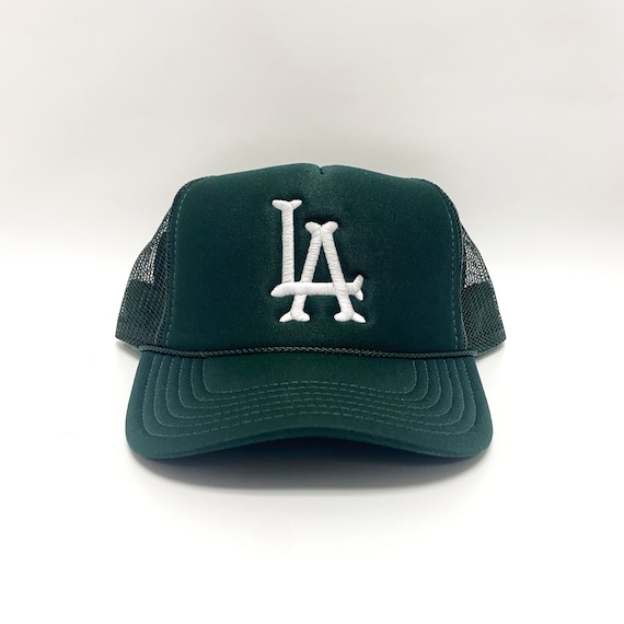 LA Bones Trucker Hat Los Angeles Baseball Hat Cap LA Snapback | Etsy
