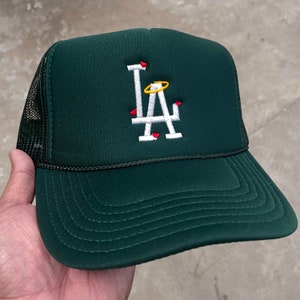 LA Trucker Hat Los Angeles Baseball Hat Cap Hearts - Etsy