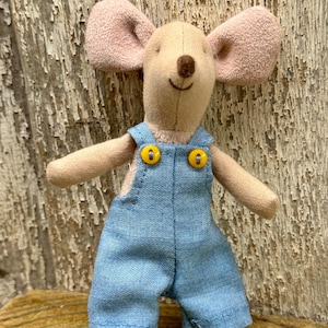 Fits Maileg Mice: overalls for little brother