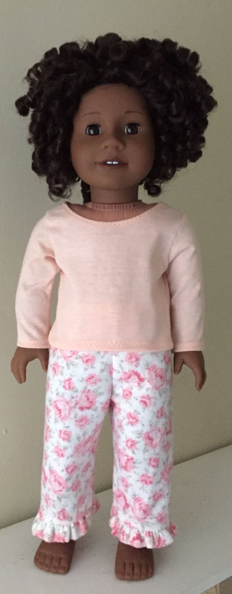Fits American Girl doll pajamas and matching robe Etsy