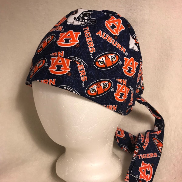 Auburn, War Eagle Unisex scrub hat/cap, nurse scrub hat, doctor scrub hat, dentist scrub hat