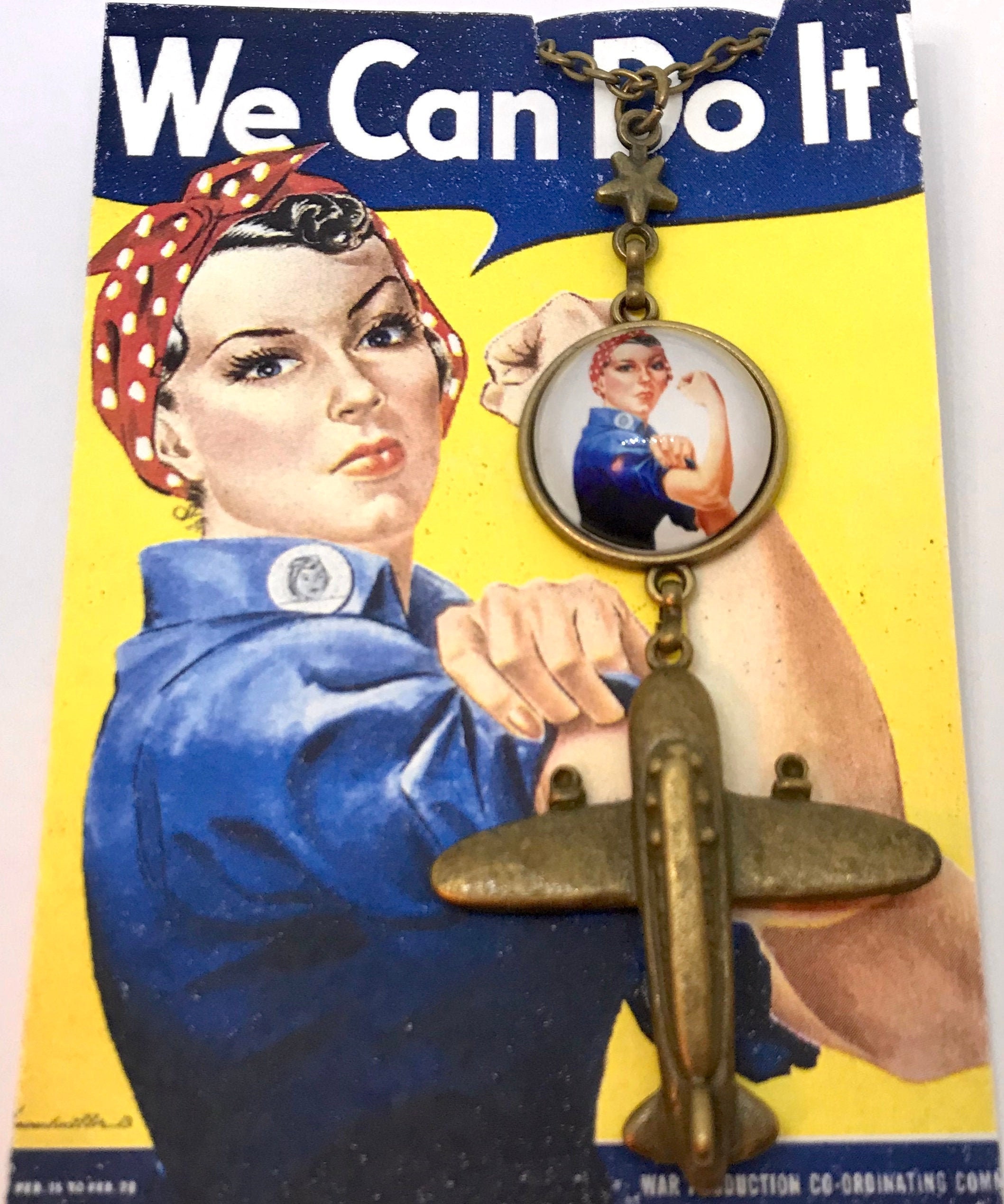 Rosie the Riveter Pendant Necklacerosie the Riveter Etsy