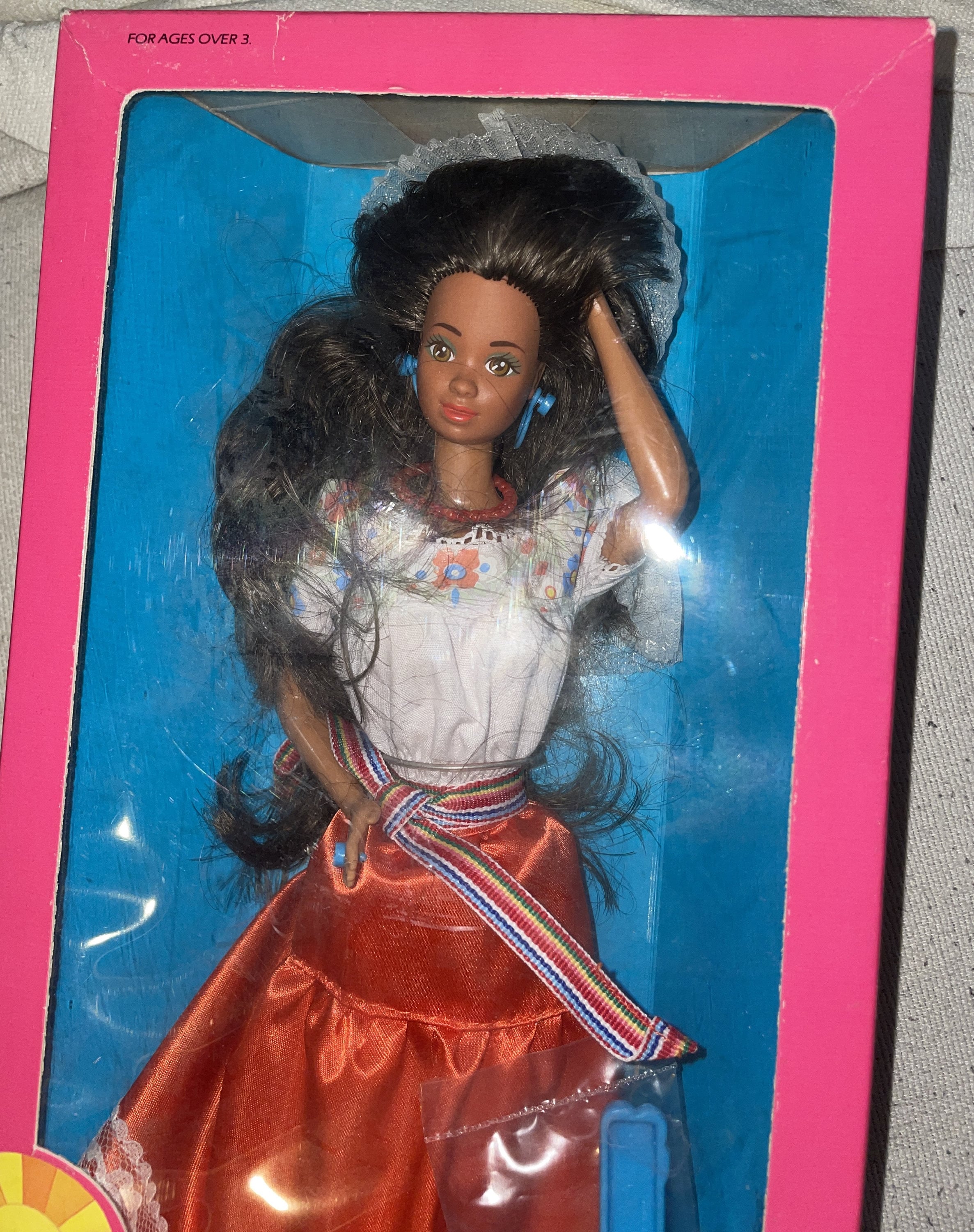 Barbie Dolls of the World DOTW Mexico Mexican Barbie 1988 - Etsy