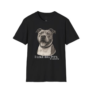Dog Lover Custom Pitbull T-Shirt, Pit Bull Pet Dog Mama, Unisex Tee, Gift for Dog Owners, Softstyle Shirt