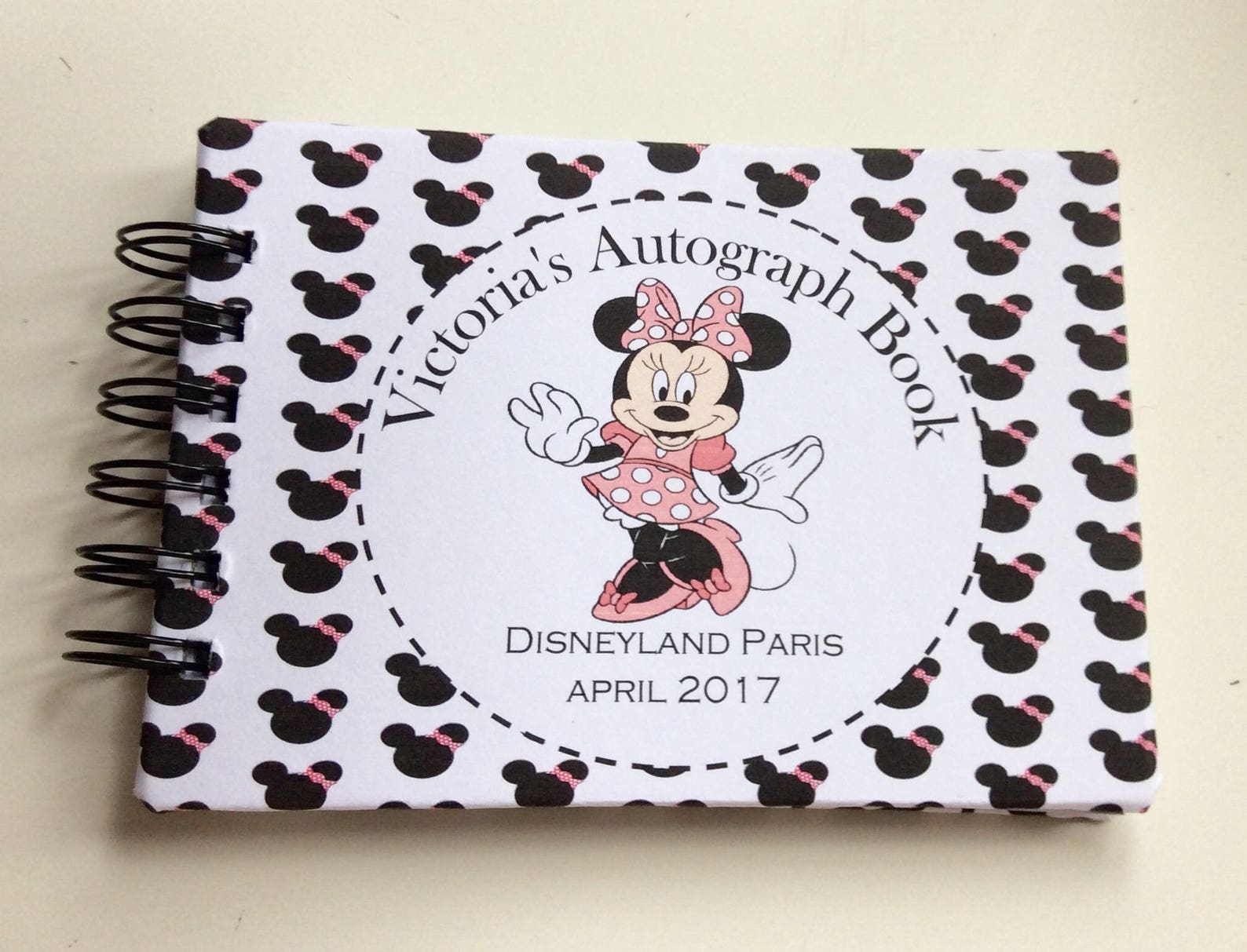 Personalised DISNEY Hardback Autograph Book MINNIE MOUSE 20 Etsy