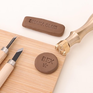 Timbro in ceramica personalizzato | Timbro per ceramica personalizzato | Timbro in argilla in ottone personalizzato | Regalo per la mamma | Stampo per argilla in ottone | Regalo per la fidanzata