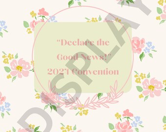 2024 Convention of Jehovah's Witnesses Digital/ Printable Notebook ...