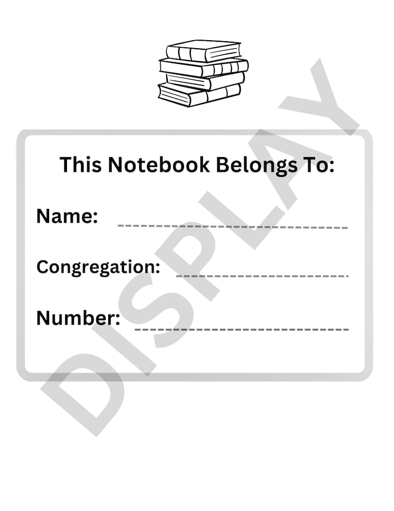 2024 Convention of Jehovah's Witnesses Digital/ Printable Notebook ...