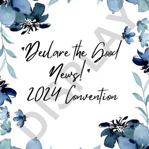 2024 Convention of Jehovah's Witnesses Digital/ Printable Notebook ...