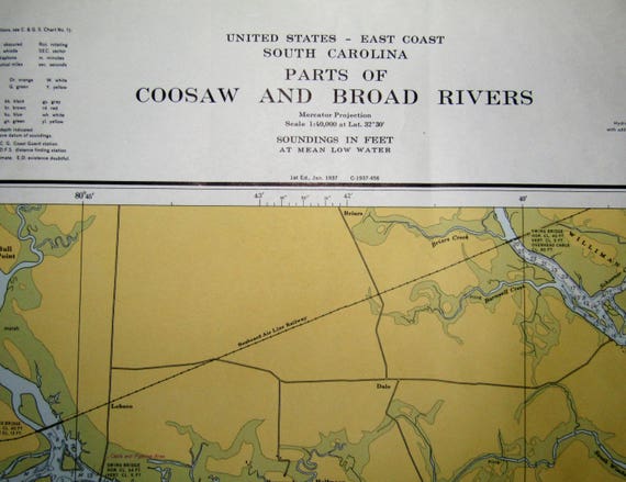 Historical Nautical Charts For Sale
