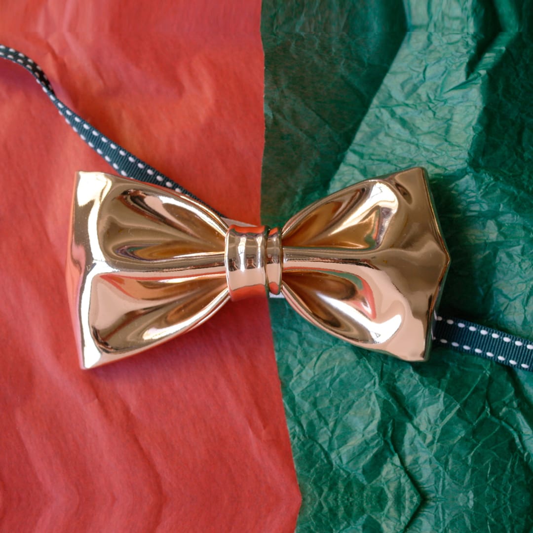 Rose Gold Bow Tie for Men | Rose Gold Pocket Square | Mirror Like Rose ...
