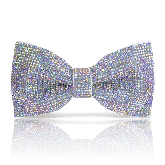 Crystal Bow Tie Rhinestones Bow Tie Colorful Bow Tie Etsy