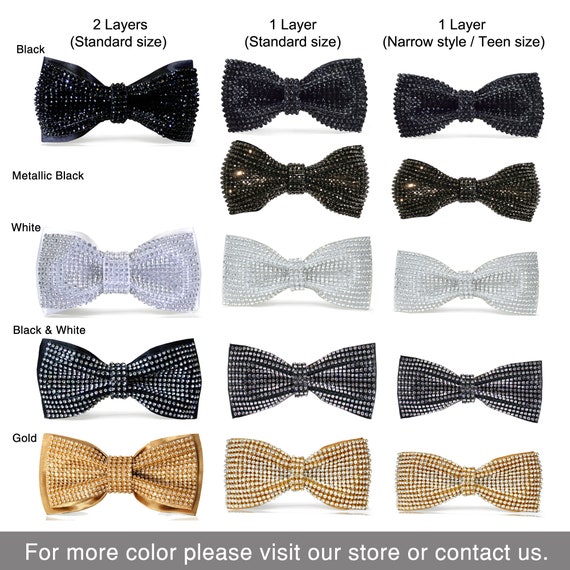 Papillon Personalizzato da Uomo in Raso, Elegante per Feste, Cerimonie e Matrimo