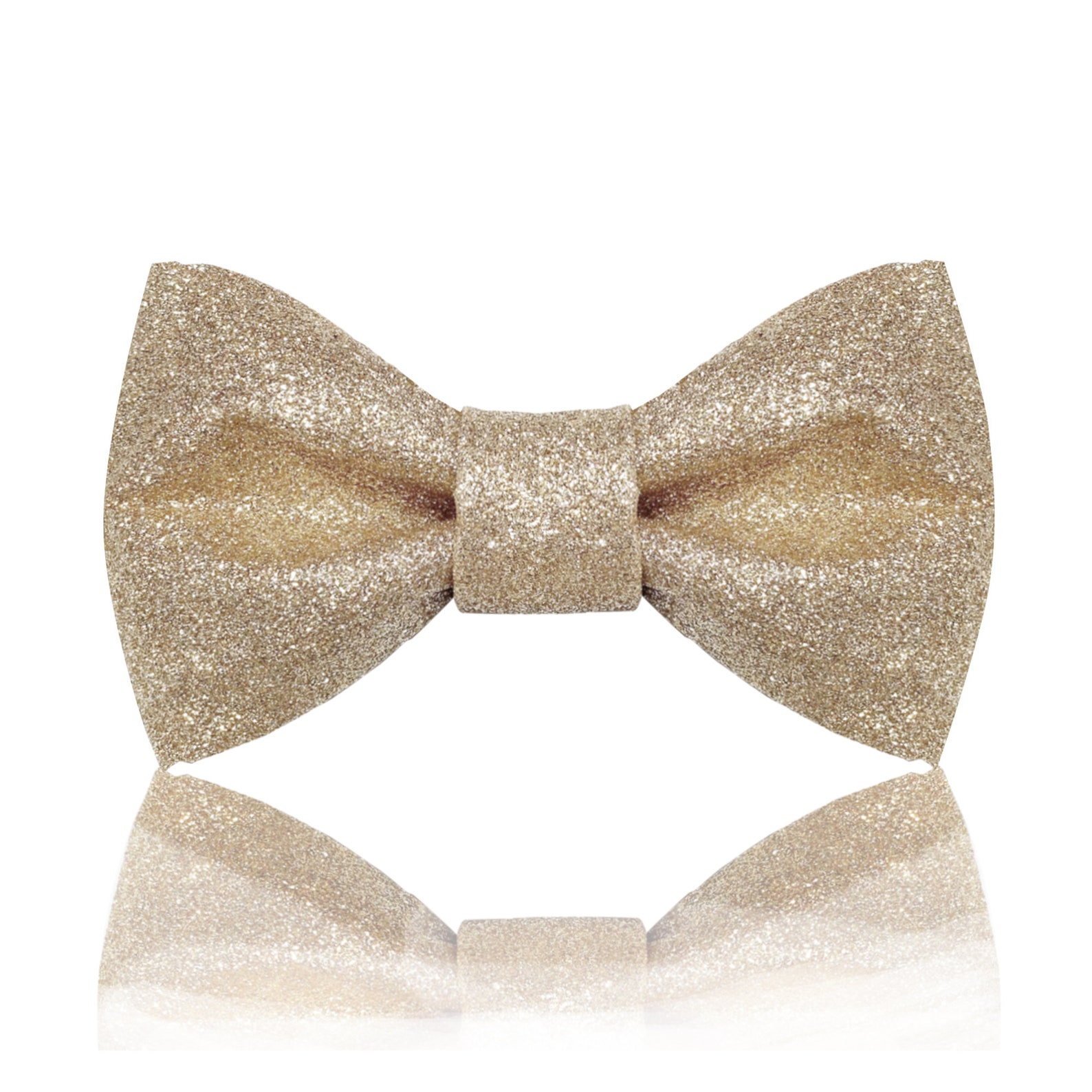 Champagne Bow Tie Shiny Gold Bow Tie Champagne Gold Glitter - Etsy