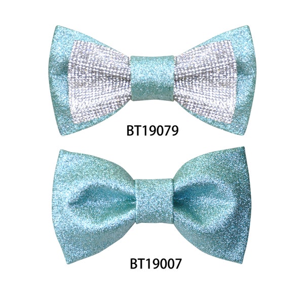 Turquoise bow tie | Glitter per-tied bow tie | Mint Green bow tie | Aque Crystal bow tie | Turquoise Rhinestones bow tie | Peppermint bow |