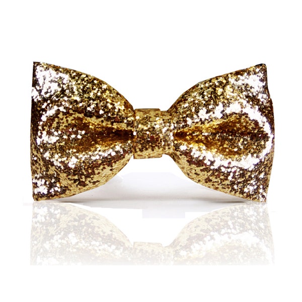 Gold Glitter bow tie | Gold bow tie | gold glitter pocket square, sparkle bow tie | wedding | CK Bow Tie