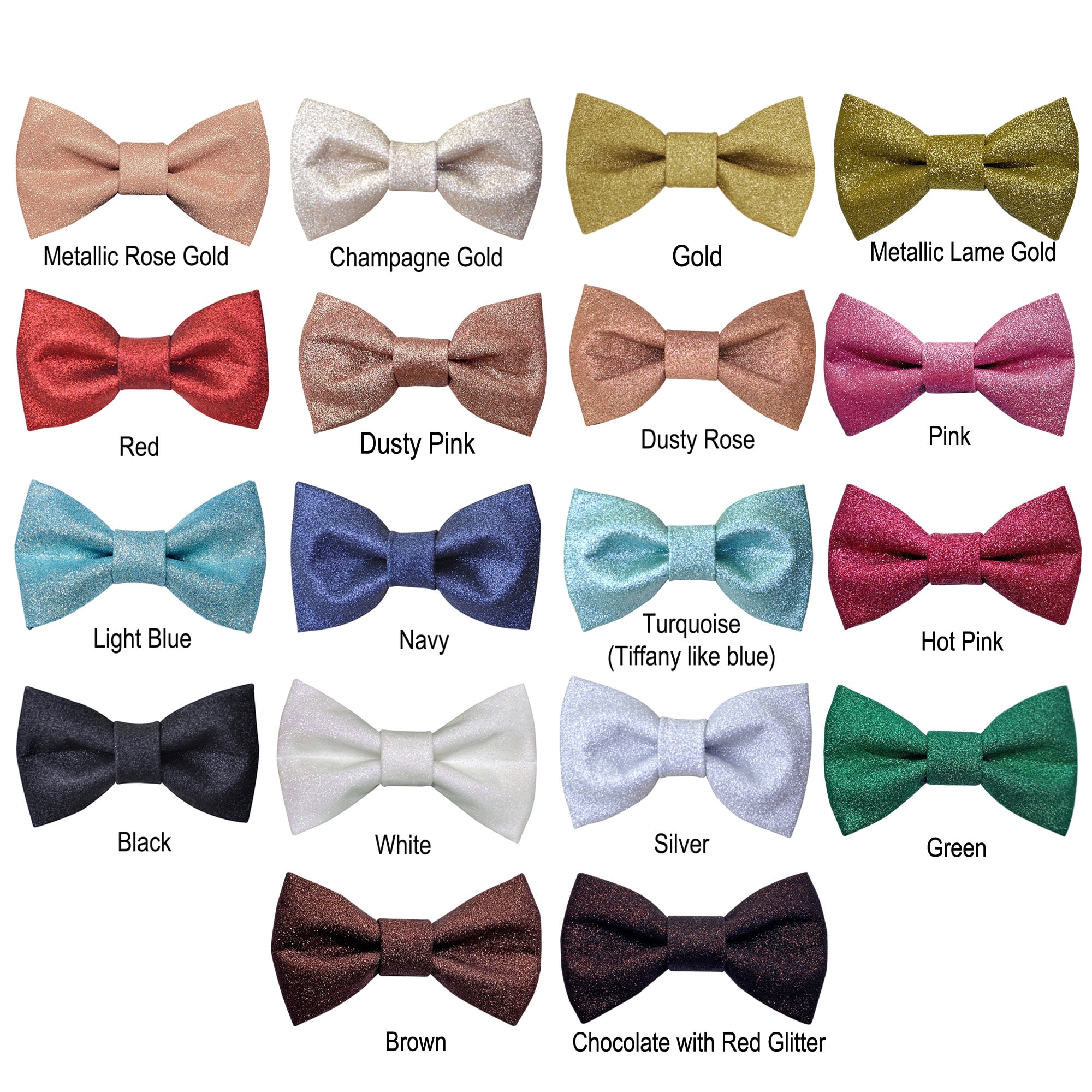 Champagne Bow Tie Shiny Gold Bow Tie Champagne Gold Glitter - Etsy
