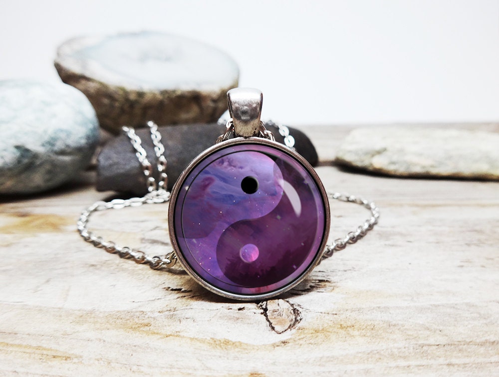 Yin Yang Necklace Yin and Yang jewelry Eastern Philosophy Etsy