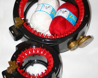 Double Set Addi Express Professional, Addi Express Kingsize, Knitting Machine, Knitting Set, Knitters Gift, free 2 ball of yarn