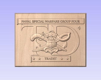 US Navy Naval Spec Warfare Grp 4 Crest